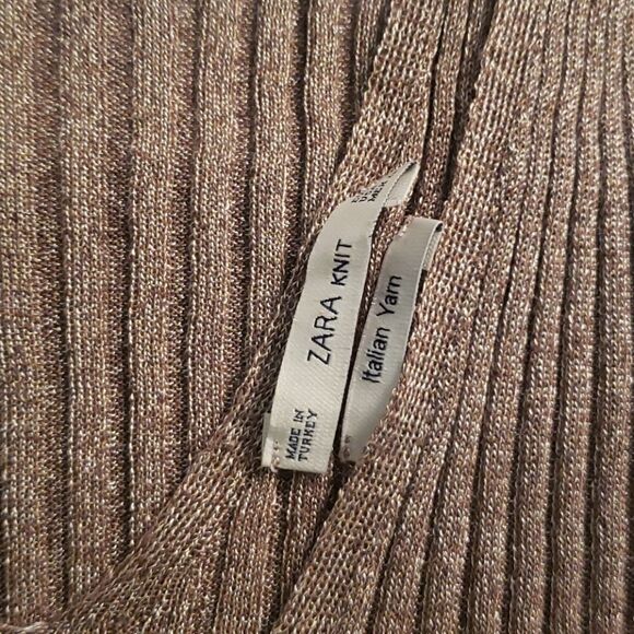 Zara Knit Tank Top‼️Italian Yarn - Picture 5 of 6